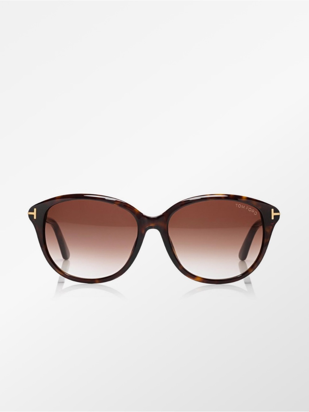Tom Ford Karmen Soft Square Sunglasses in Dark Havana